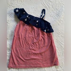 Carters Kid Girls Patriotic Top (Size 7)